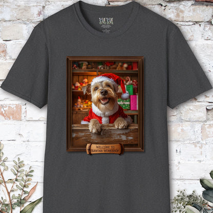 Terrier Santa's Workshop Unisex T shirt