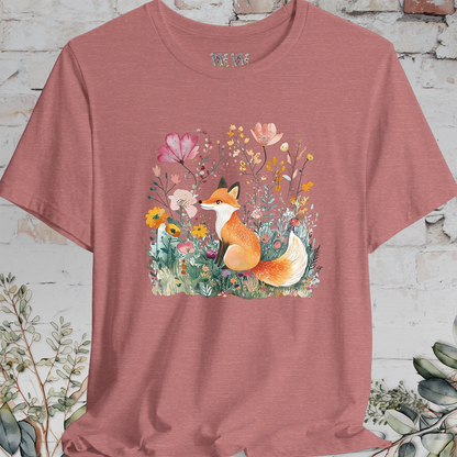 Fox with Wild Flowers #1 T-Shirt