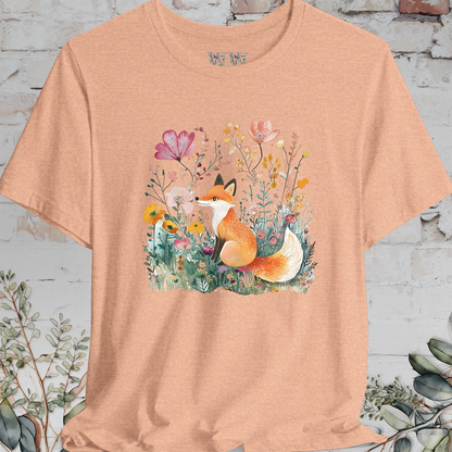 Fox with Wild Flowers #1 T-Shirt