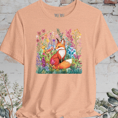 Fox with Wild Flowers #2 T-Shirt