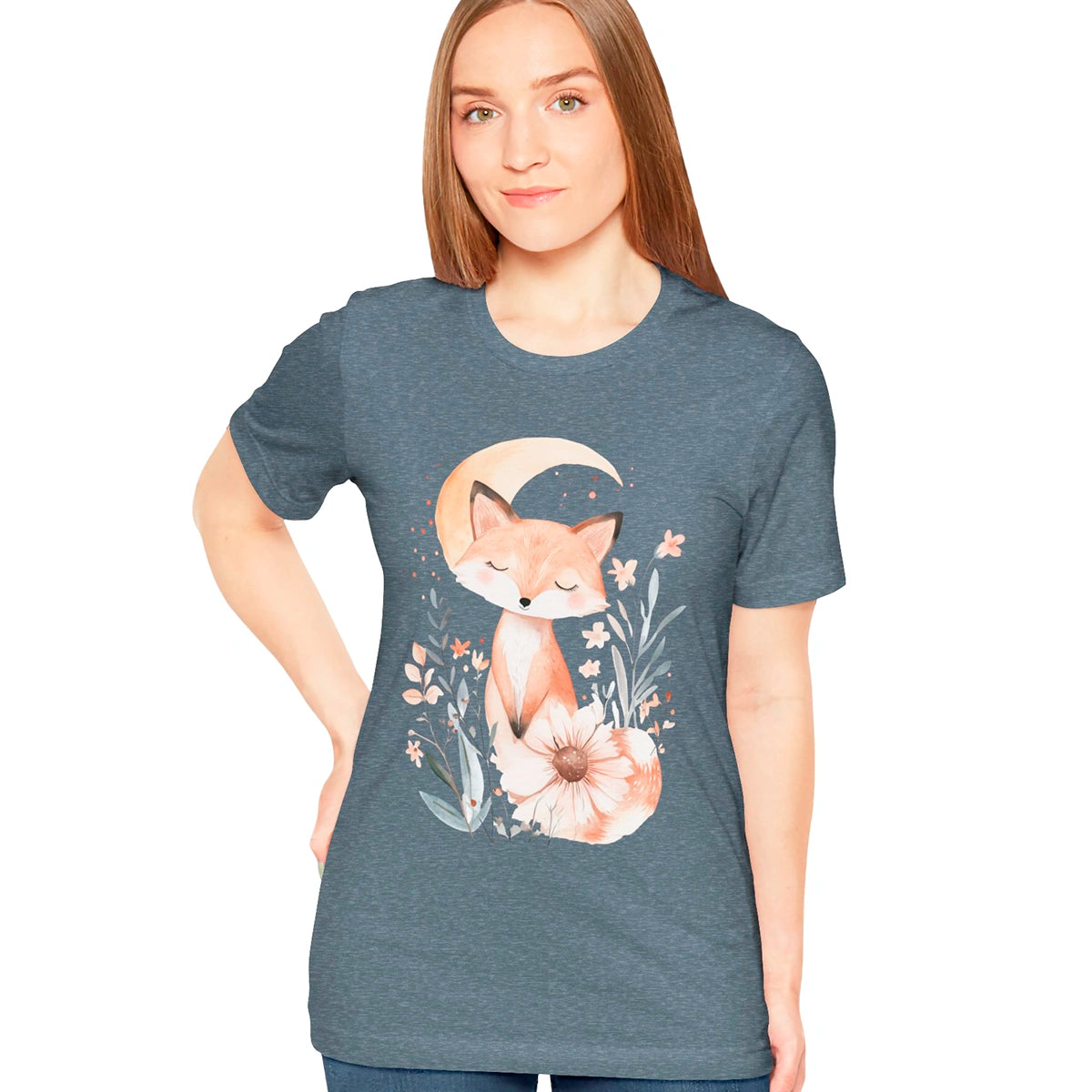 Fox & Moon #3 T-Shirt