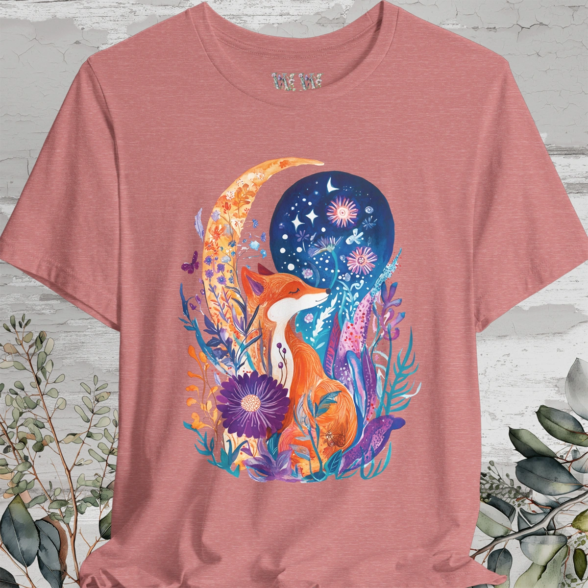 Fox & Moon #4 T-Shirts