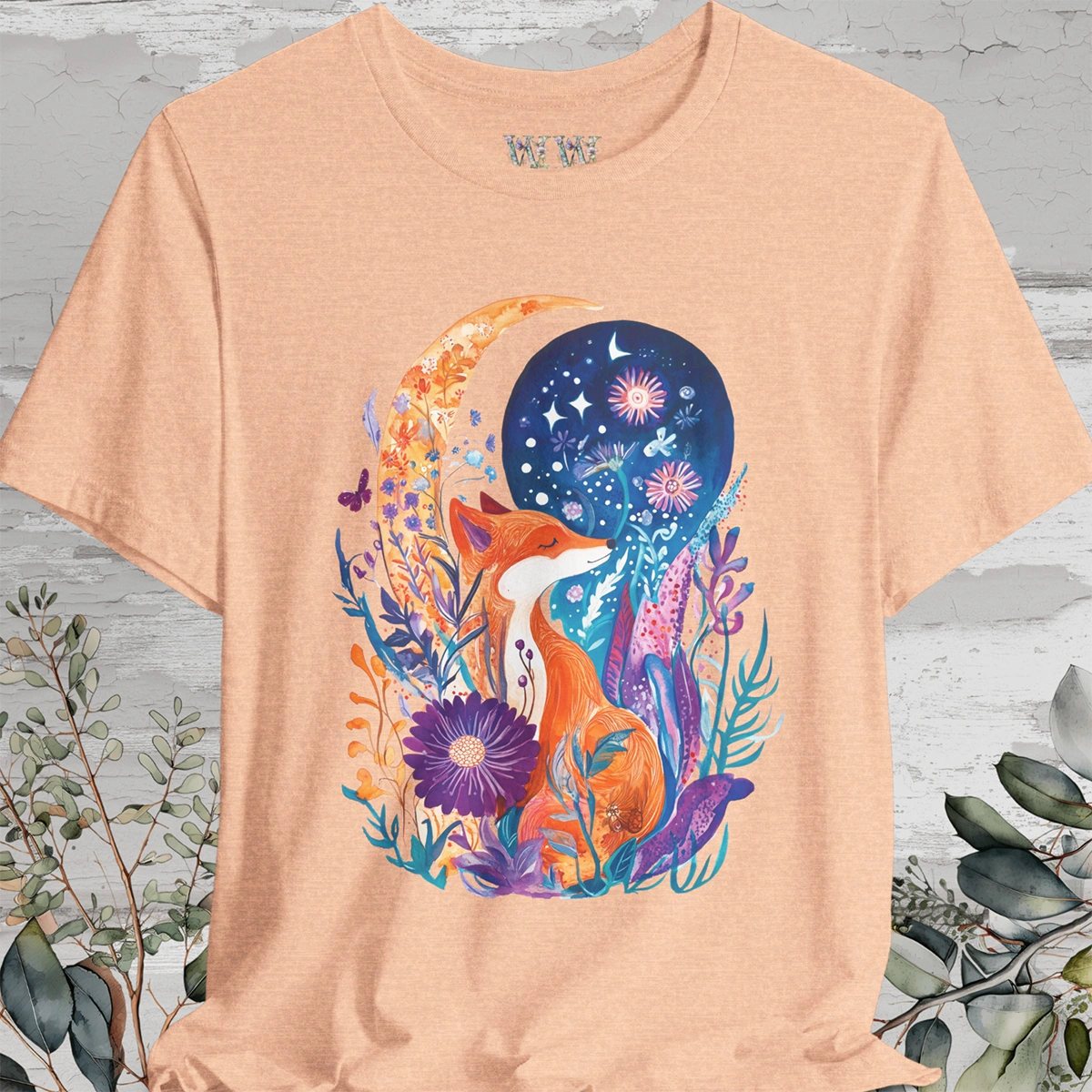 Fox & Moon #4 T-Shirts