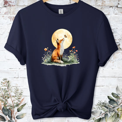Fox & Butterfly #2 Unisex T-shirt.