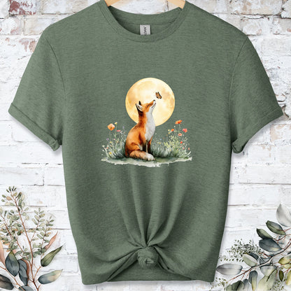 Fox & Butterfly #2 Unisex T-shirt.