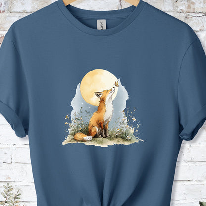 Fox & Butterfly #3 Unisex T-shirt.
