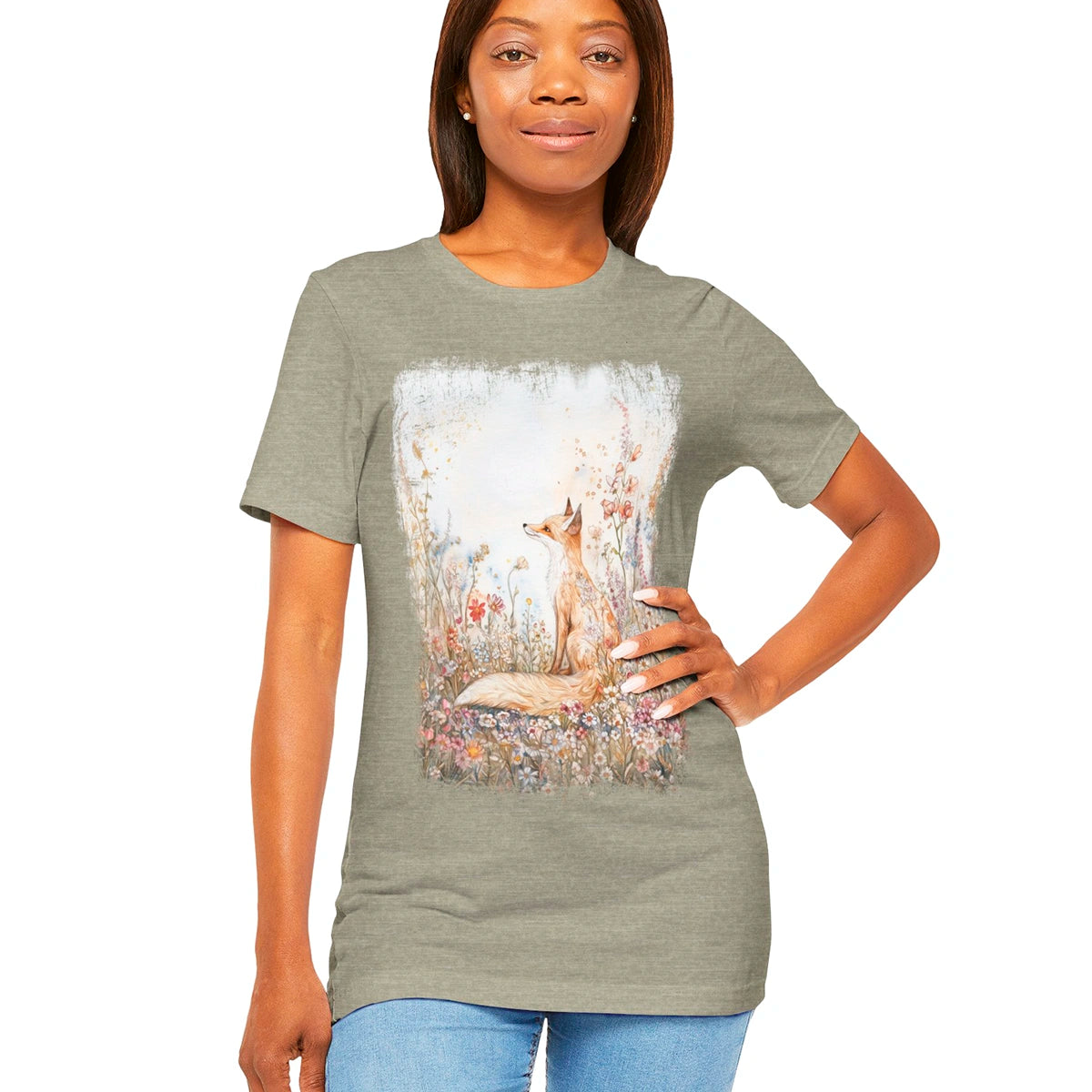 Fox in Meadow T-Shirt