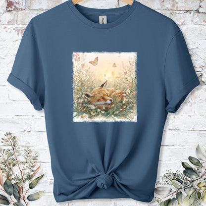 Sleeping Fox #2 Unisex T-shirt.