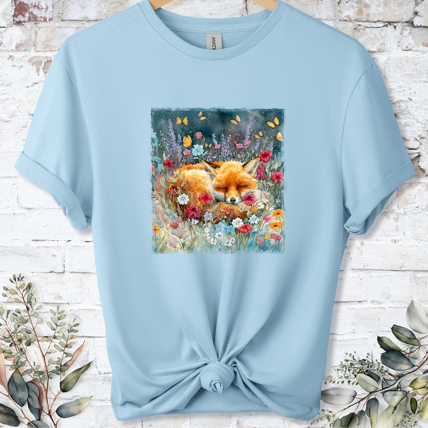 Sleeping Fox #3 Unisex T-shirt.