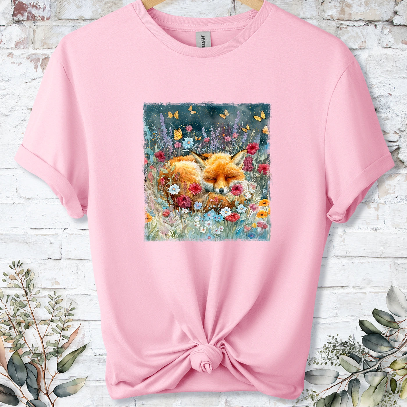 Sleeping Fox #3 Unisex T-shirt.