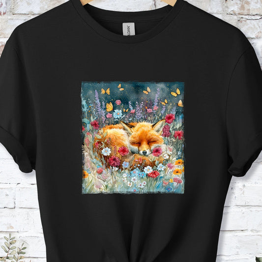Sleeping Fox #3 Unisex T-shirt.
