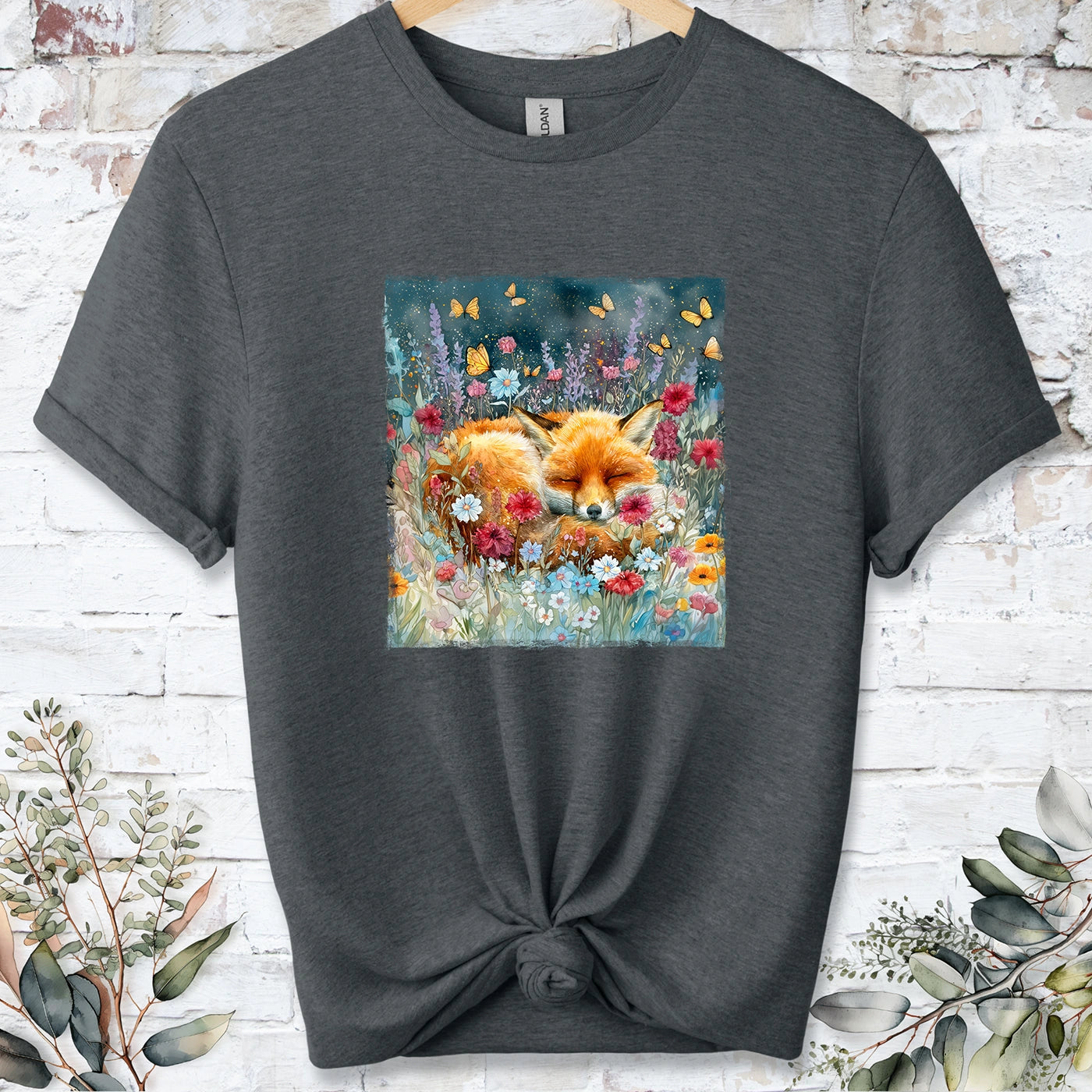 Sleeping Fox #3 Unisex T-shirt.