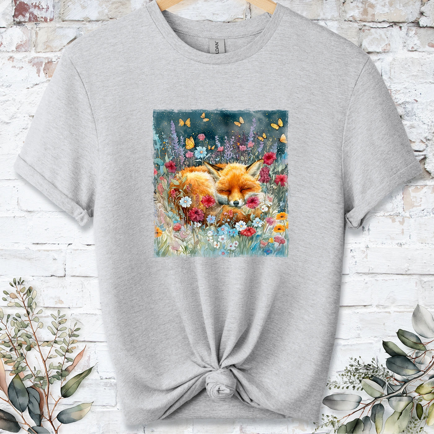 Sleeping Fox #3 Unisex T-shirt.