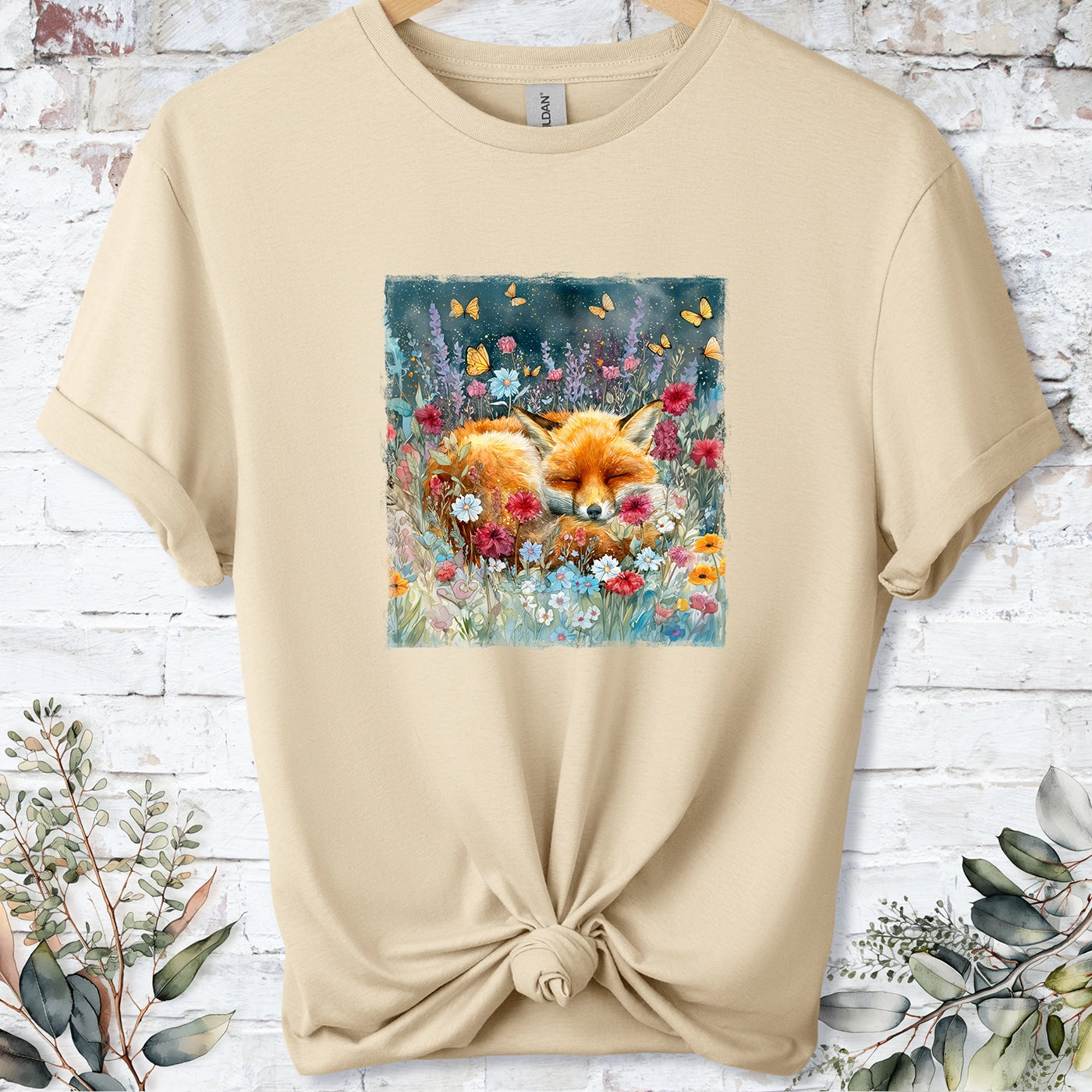 Sleeping Fox #3 Unisex T-shirt.
