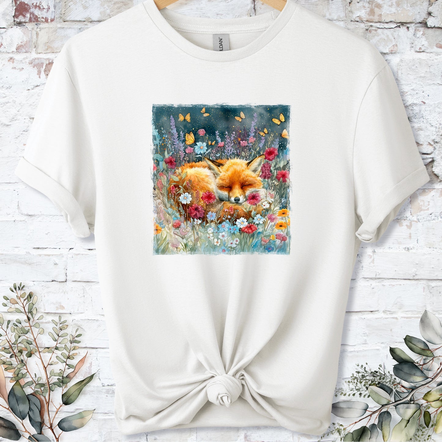 Sleeping Fox #3 Unisex T-shirt.