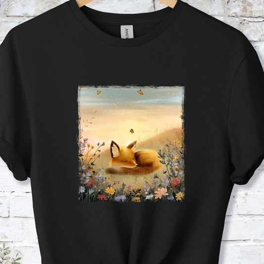Sleeping Fox #4 Unisex T-shirt.
