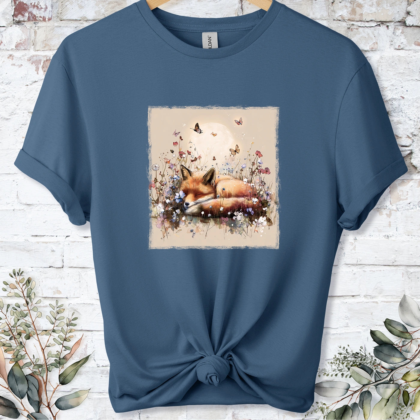 Sleeping Fox #5 Unisex T-shirt.