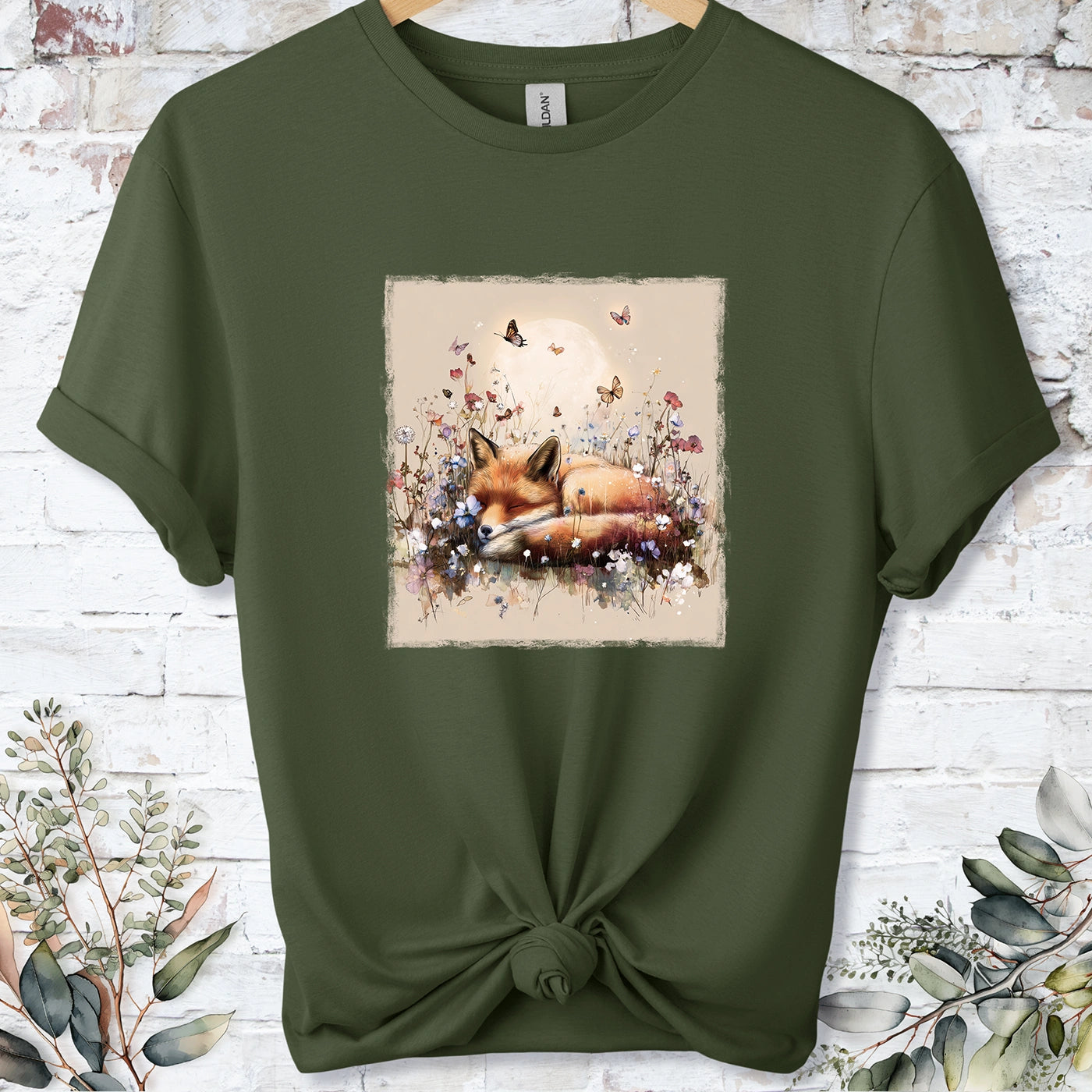 Sleeping Fox #5 Unisex T-shirt.