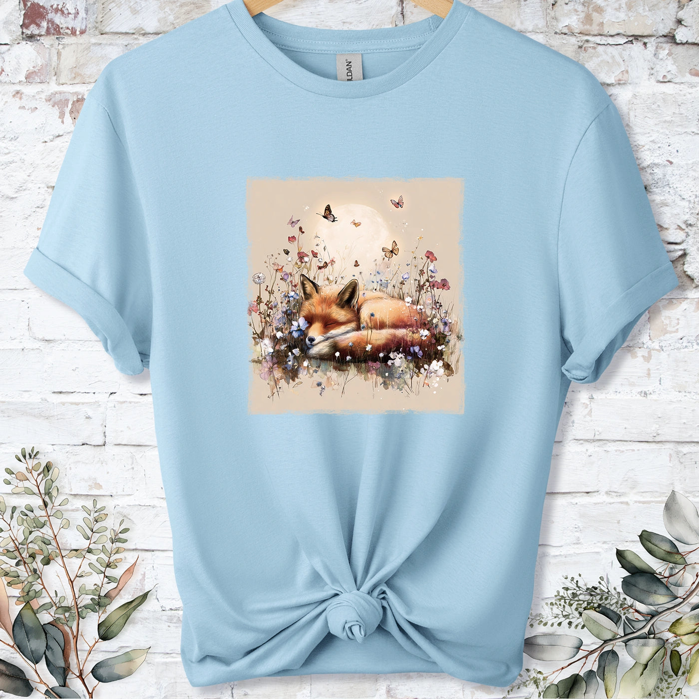 Sleeping Fox #5 Unisex T-shirt.