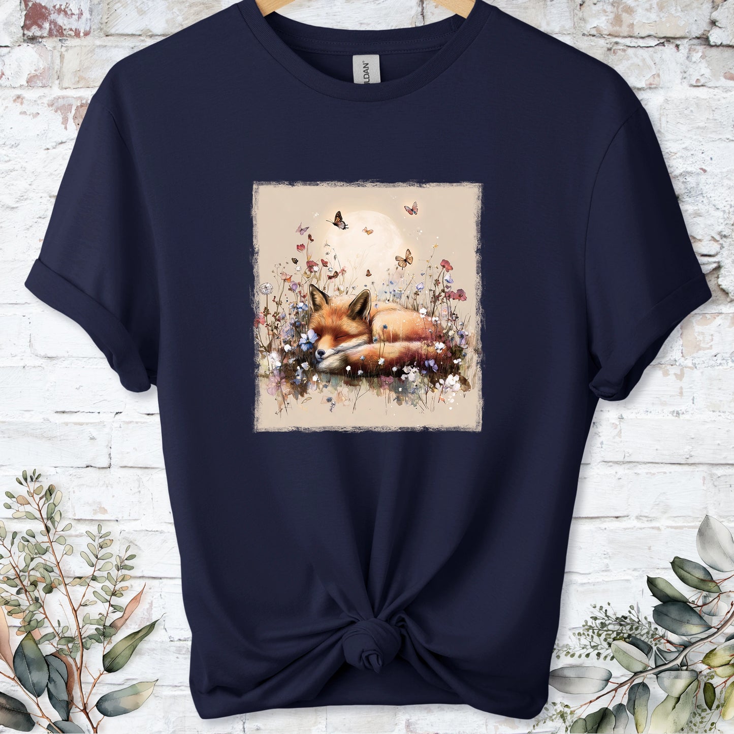 Sleeping Fox #5 Unisex T-shirt.