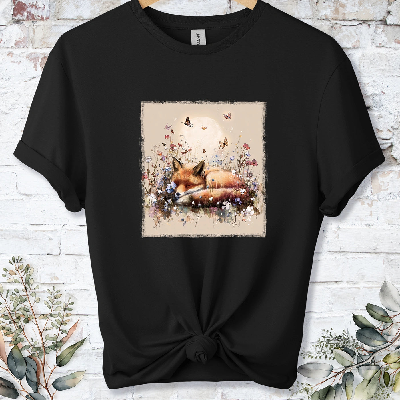 Sleeping Fox #5 Unisex T-shirt.