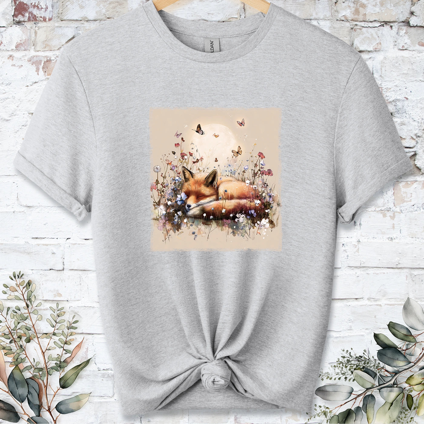 Sleeping Fox #5 Unisex T-shirt.