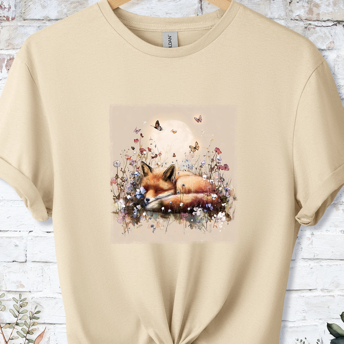 Sleeping Fox #5 Unisex T-shirt.