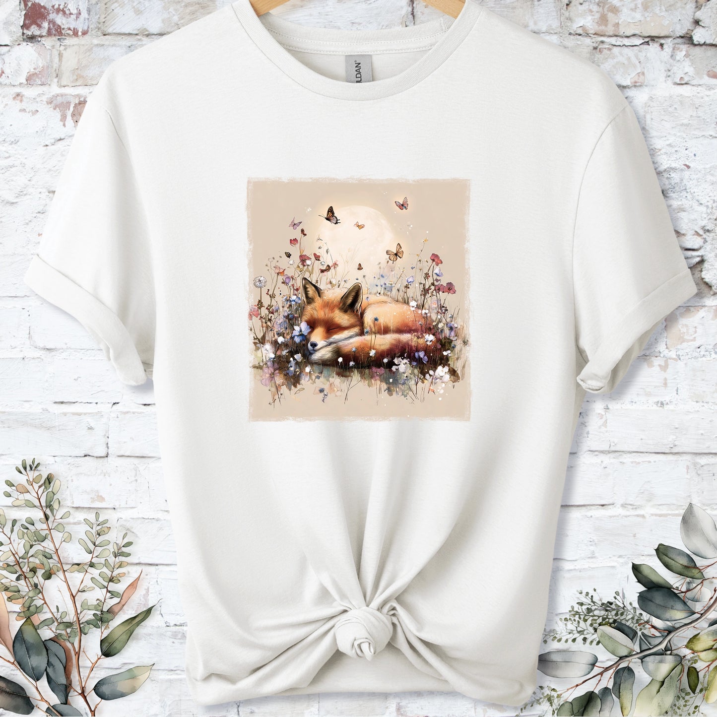 Sleeping Fox #5 Unisex T-shirt.