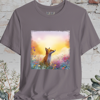 Fox Sunrise #1 unisex T shirt