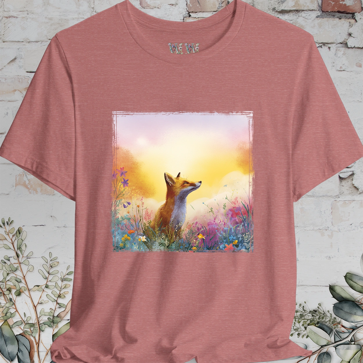 Fox Sunrise #1 unisex T shirt