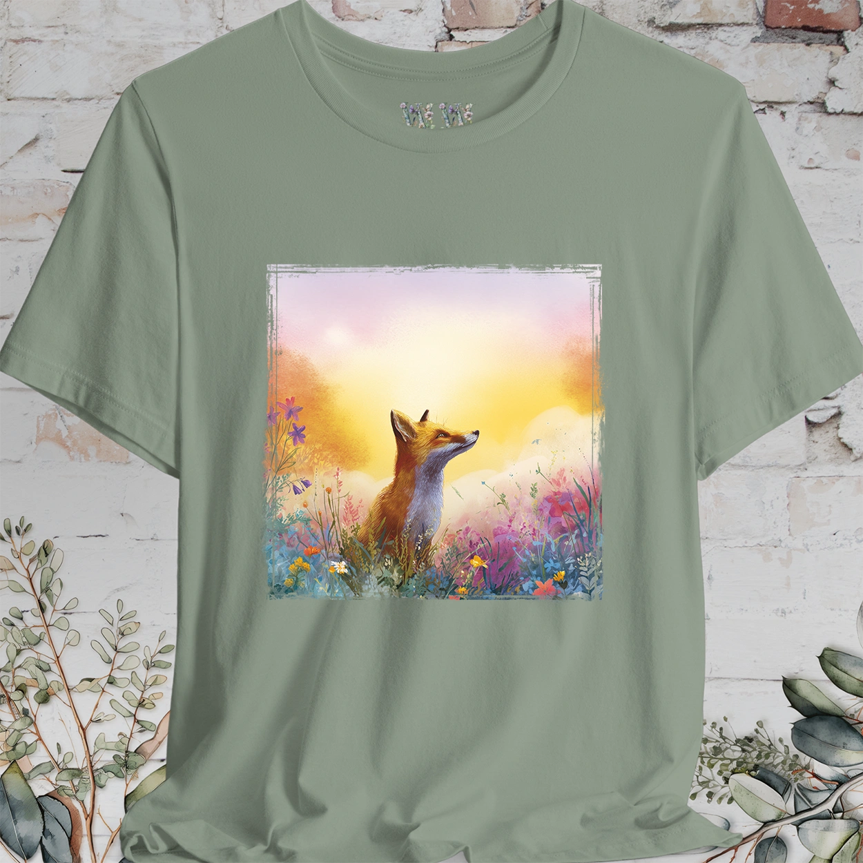 Fox Sunrise #1 unisex T shirt