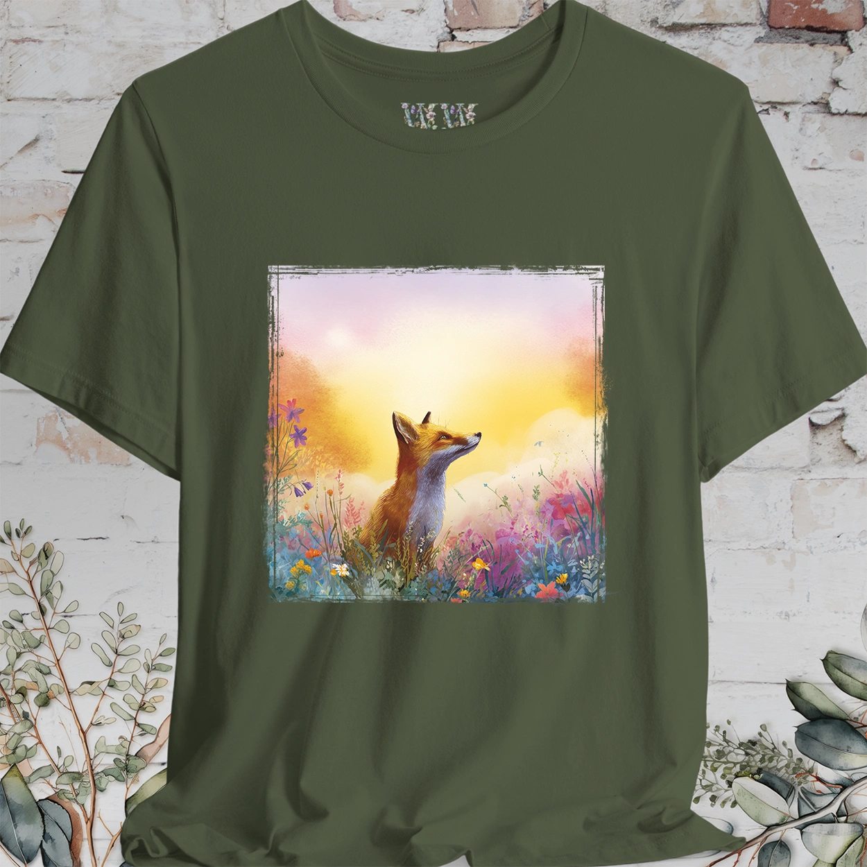 Fox Sunrise #1 unisex T shirt