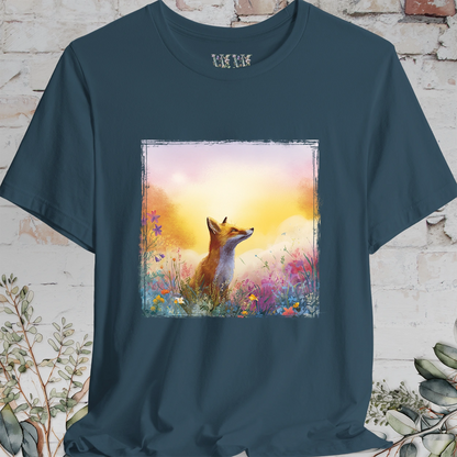 Fox Sunrise #1 unisex T shirt