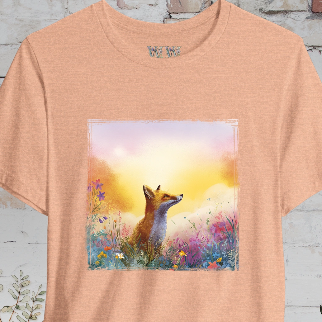 Fox Sunrise #1 unisex T shirt