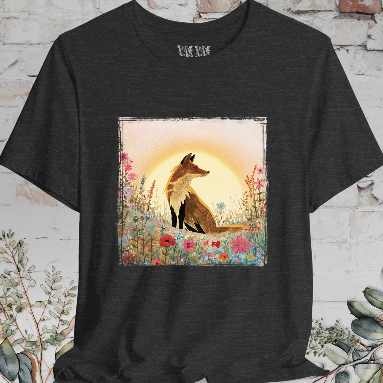 Fox Sunrise #2 unisex T shirt