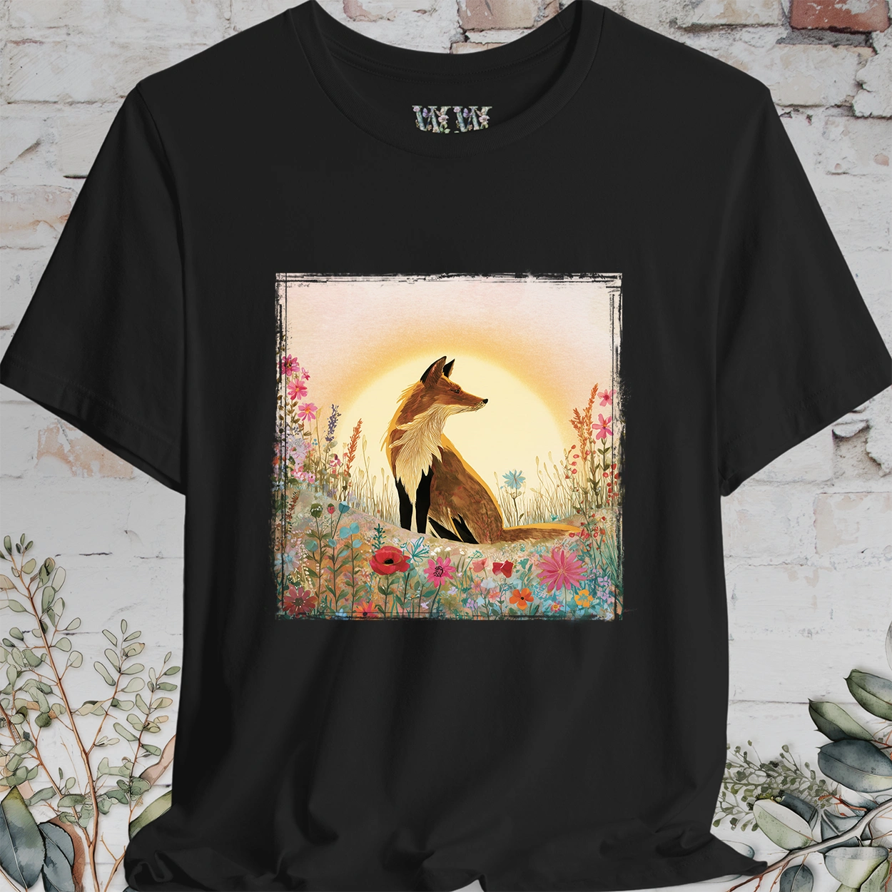 Fox Sunrise #2 unisex T shirt