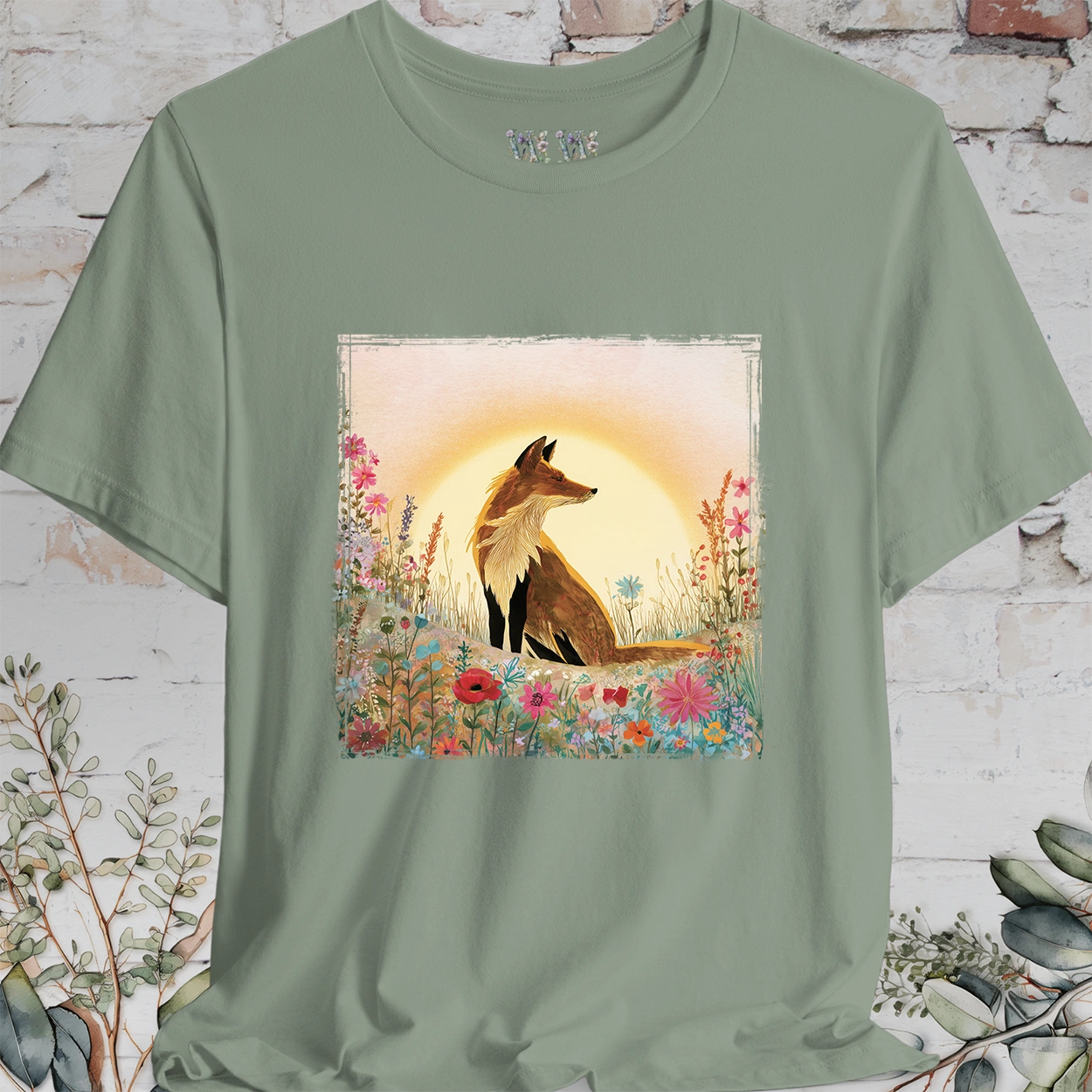 Fox Sunrise #2 unisex T shirt