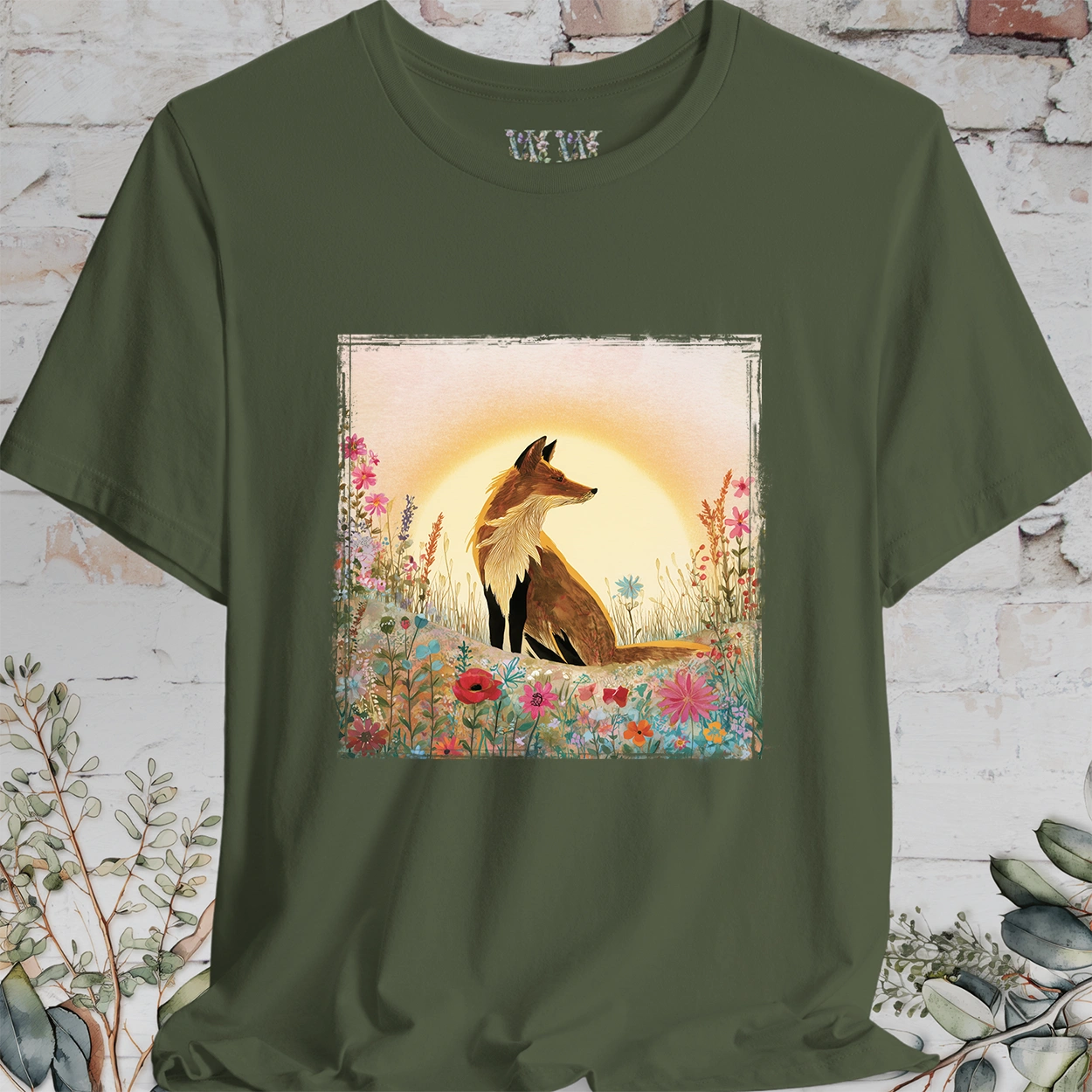 Fox Sunrise #2 unisex T shirt