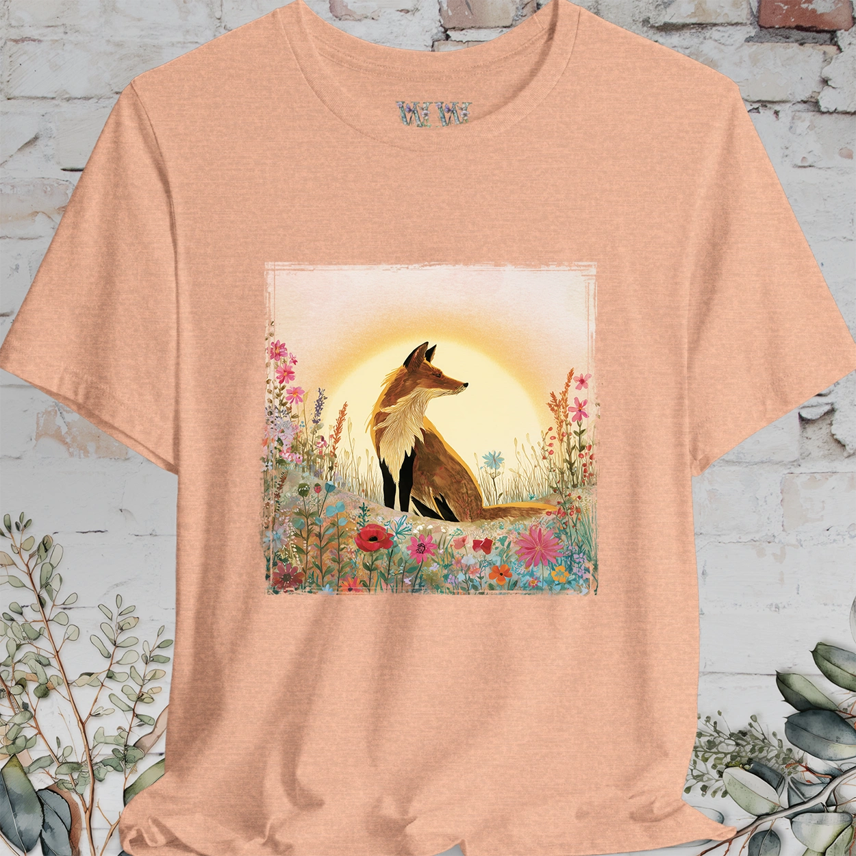 Fox Sunrise #2 unisex T shirt