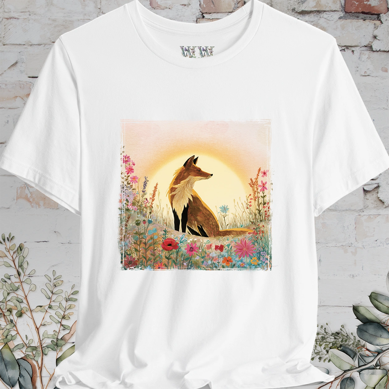 Fox Sunrise #2 unisex T shirt