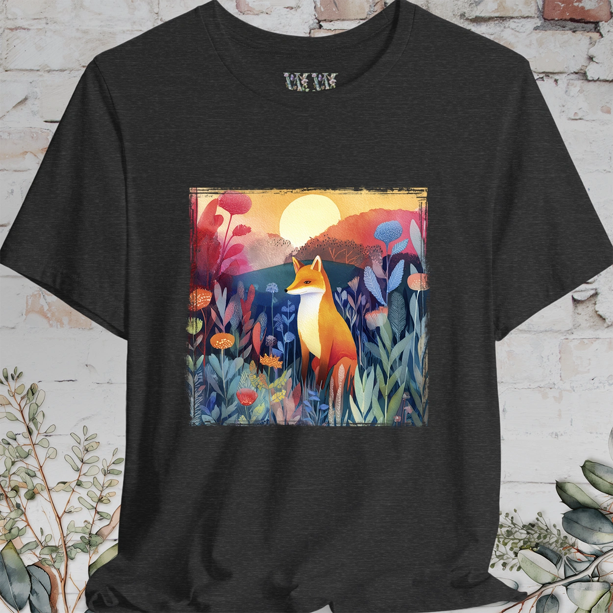 Fox Sunrise #3 unisex T shirt