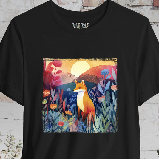 Fox Sunrise #3 unisex T shirt