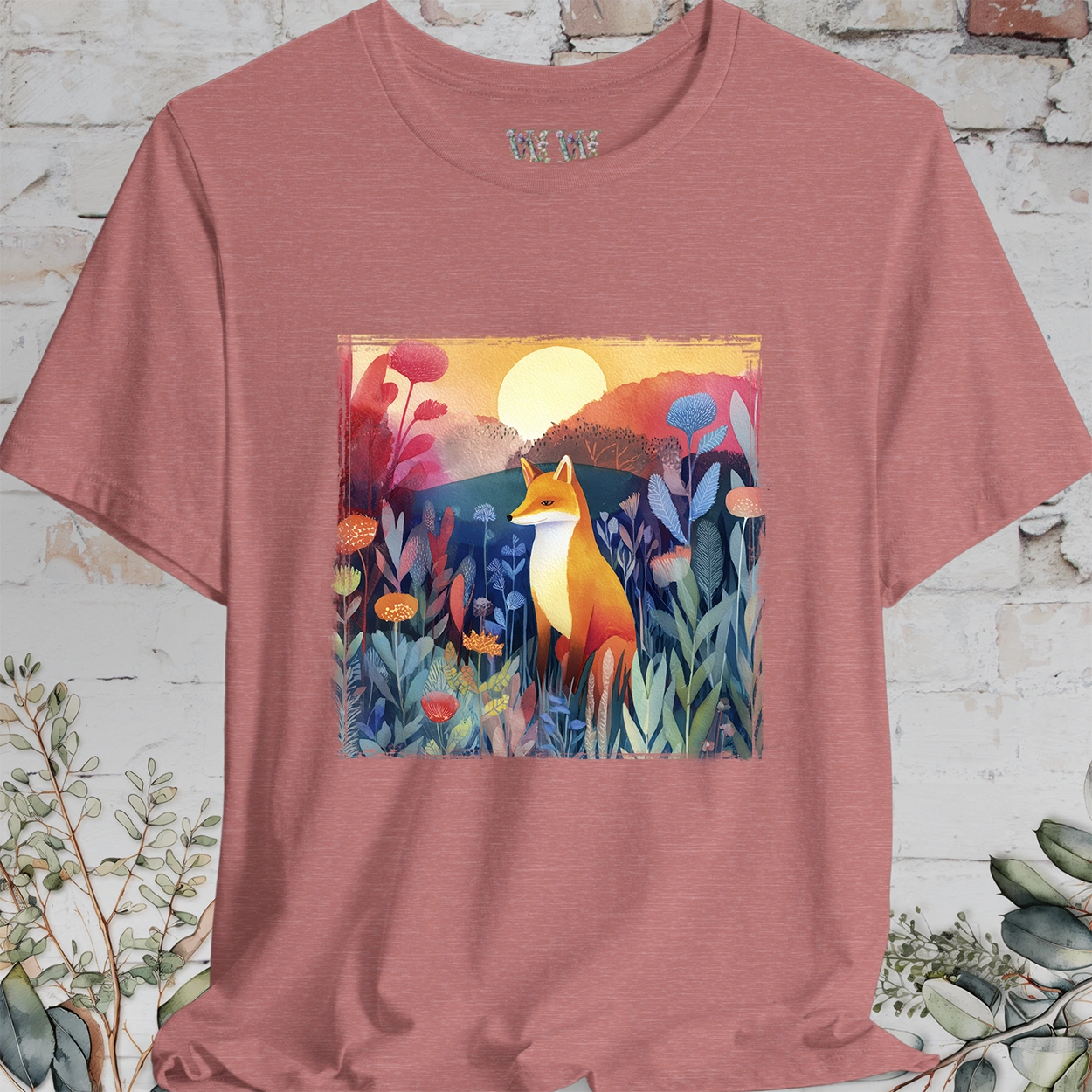Fox Sunrise #3 unisex T shirt