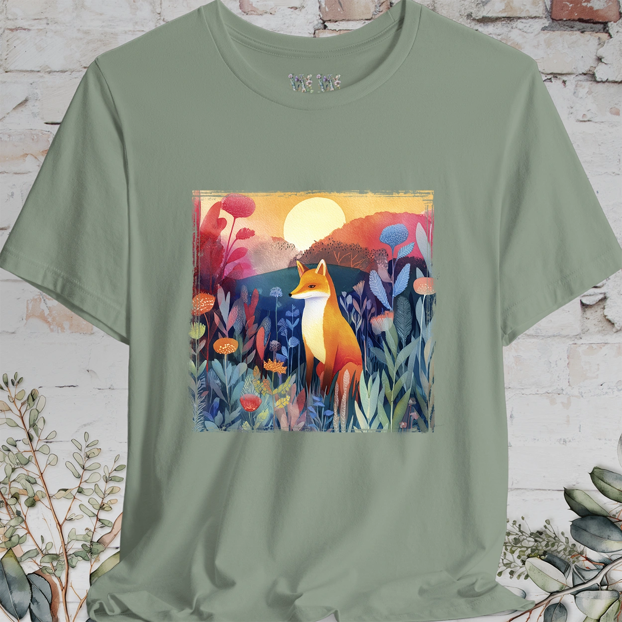 Fox Sunrise #3 unisex T shirt