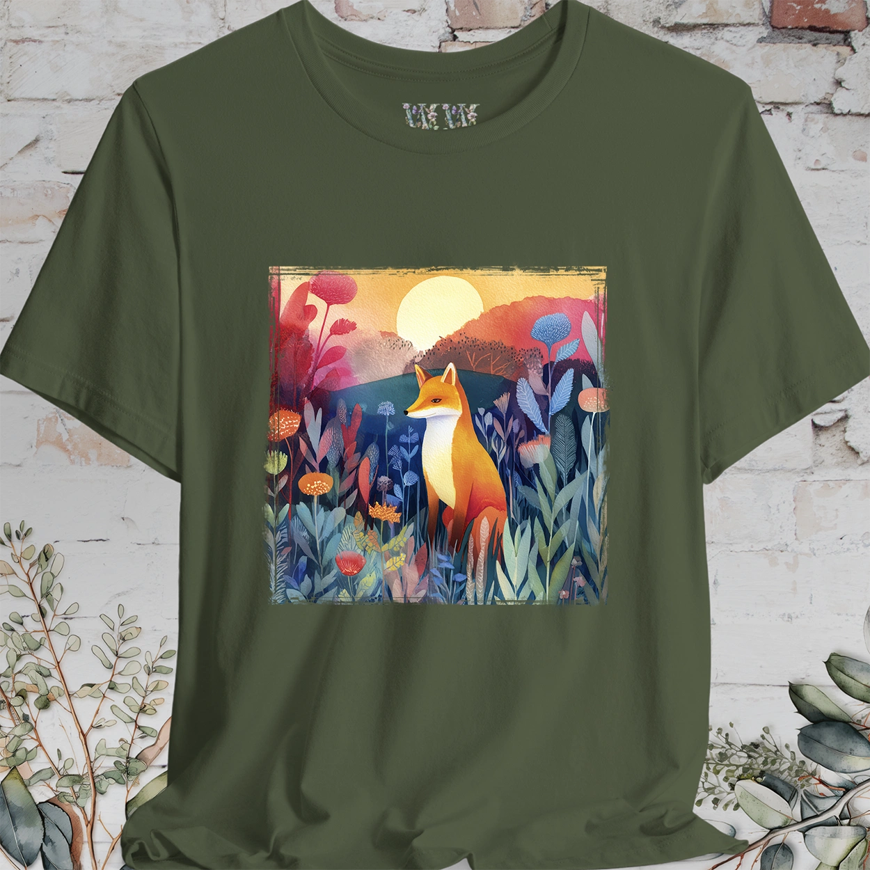 Fox Sunrise #3 unisex T shirt