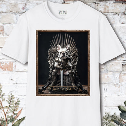 French Bulldog #1 Game of Bones, Unisex T shirt