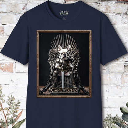 French Bulldog #1 Game of Bones, Unisex T shirt