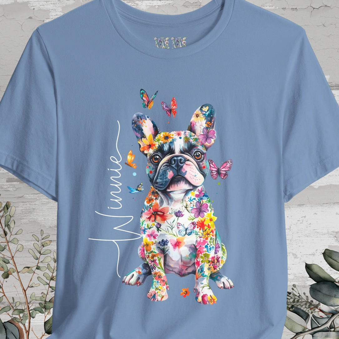 French Bulldog #2 Floral Personalized T shirt