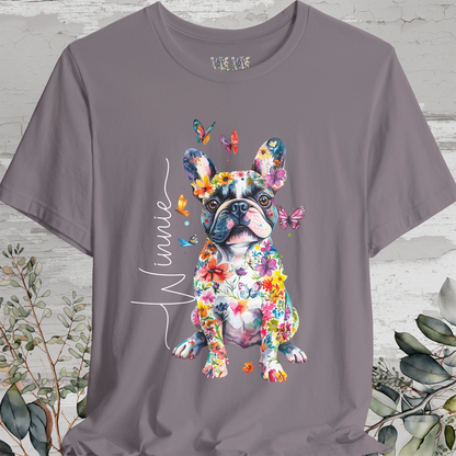 French Bulldog #2 Floral Personalized T shirt