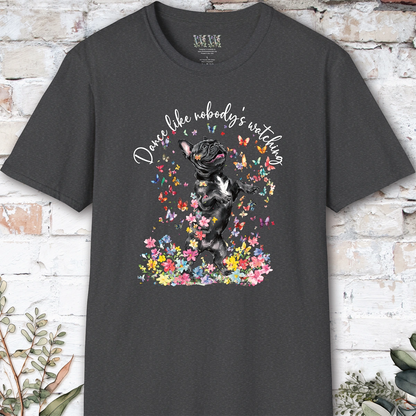 French Bulldog #2 "Dance like nobody's watching" unisex T shirt